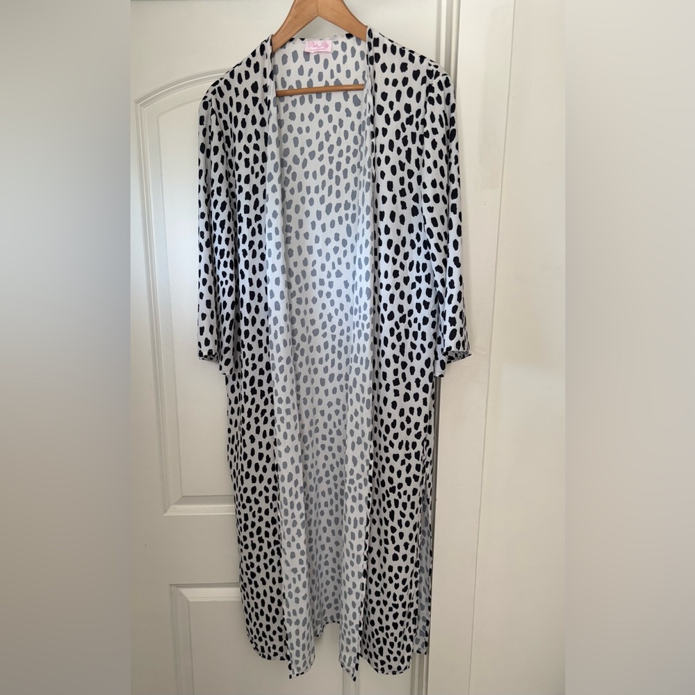 Black and White Spotted duster